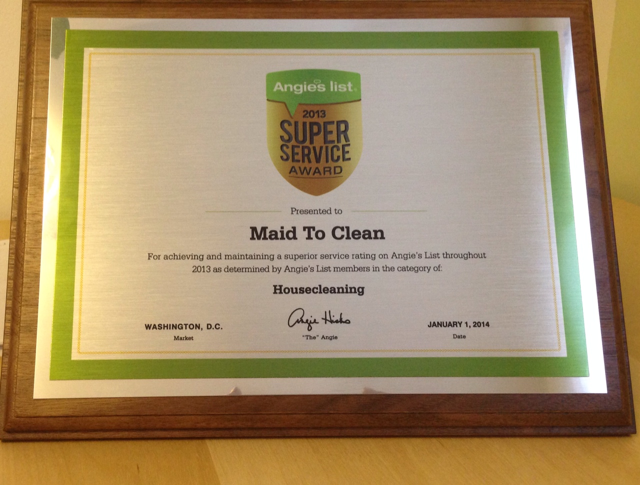 5 Time Award Winning Cleaning Service In Washington Dc